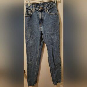 Vintage Levis 550 Relaxed Tapered Leg Jeans Women's Sz 3 Jr L (Fits 25x33) Blue